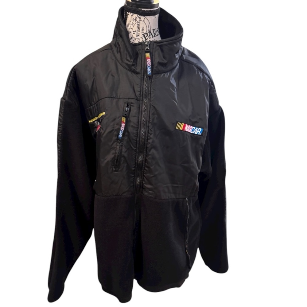 Nascar Black Performance Jacket for Men Size XXL